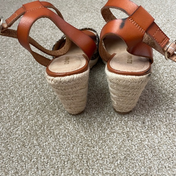 leopard print wedge sandals - Picture 5 of 6